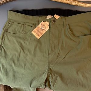 Men’s 34x32 Telluride Olive Stretch Pants